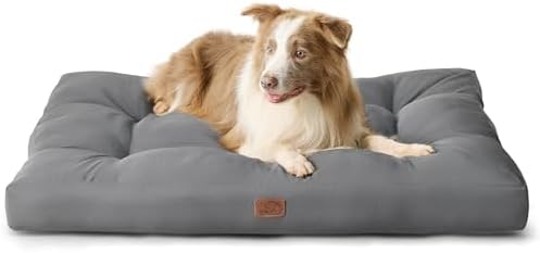Bedsure Cama Perro Impermeable Extra Grande - 111x89x10 cm Colchón ...