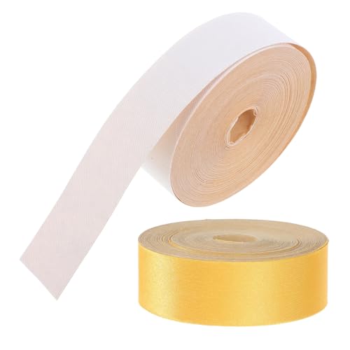 Ruban de bordure autocollant pour abat-jour beige et doré 2 x 6m