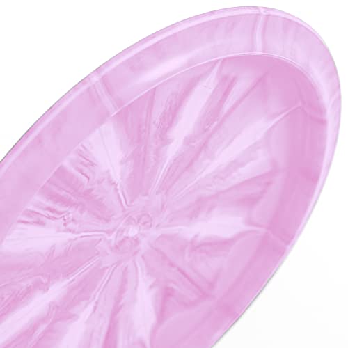 Latitude 64 Retro Burst River Distance Driver Disc Golf Disc | Maximum Distance Frisbee Golf Disc | Easy To Throw For Beginners | 170G Plus | Stamp Color And Burst Pattern Will Vary (Pink) #TOP1