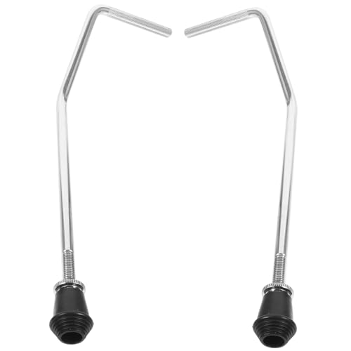 Holibanna 2pcs Drum Stand Rack Universal Percussion Accessories Holder Drums Braces Drum Display Stand Drum Display Hardware Stand for Bass Drum Legs Silver Metal