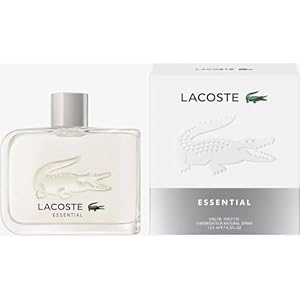 Lacoste Essential Cologne Eau de Toilette Spray for Men 4.2 oz – New Packaging.