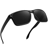 MEETSUN Polarized Sunglasses for Men Women Sports Driving Fishing Glasses UV400 Protection Black Fra