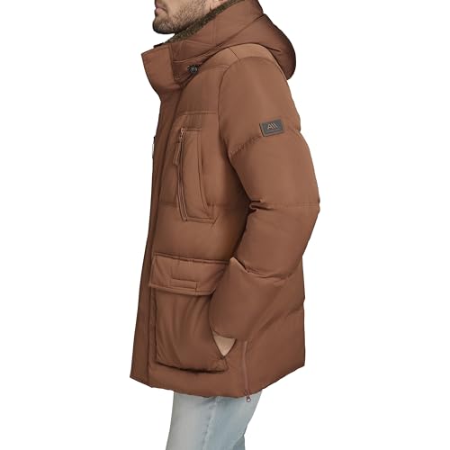 Image of Andrew Marc Men's Outerwear Mackay Faux Fur Lined Parka
