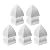 1 1/2" x 1 1/2" Gothic Vinyl Picket Fence Caps | Pack of 5 | White