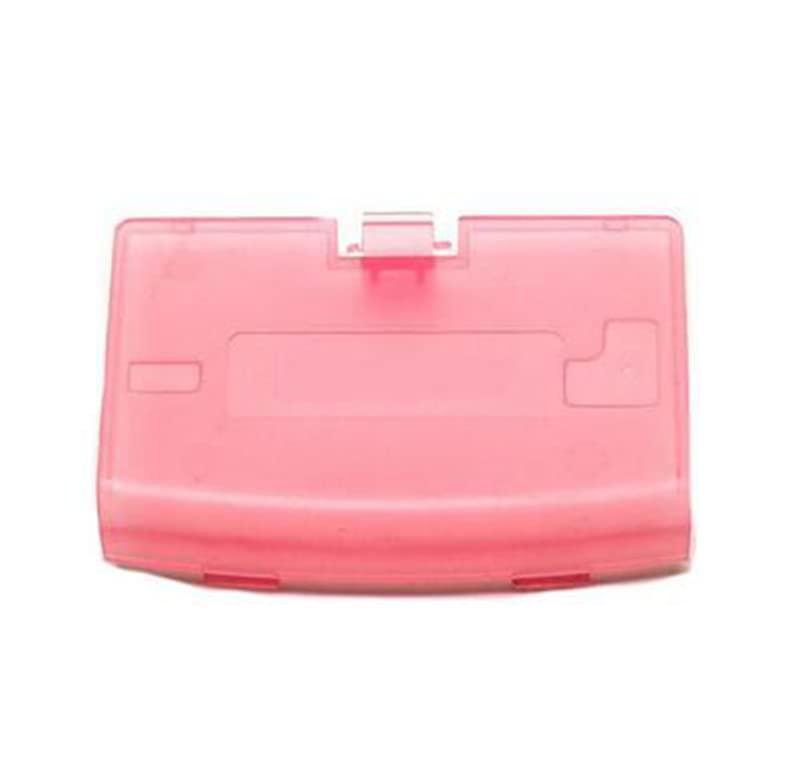 Image of Battery Pack Back Door Cover Lid Case for Gameboy Advance GBA Console Accessories Replacement (Clear Pink)