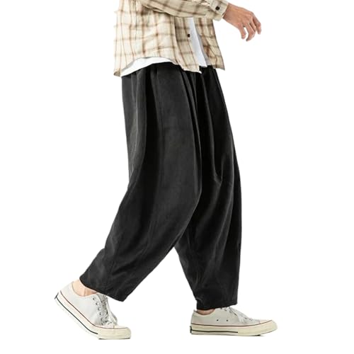 Men Loose Pants Wide Leg Pants Trousers Male Baggy Jogging Sweatpants Casual Streetwear Vintage Cargo Pants