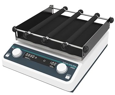 Lab Oscillator Orbital Shaker Mixer Laboratory Mixing Equipment with Speed Range 40 to 200rpm Plate Size 250 * 250mm Brushless Motor LED Display Shell Protection Level IP21