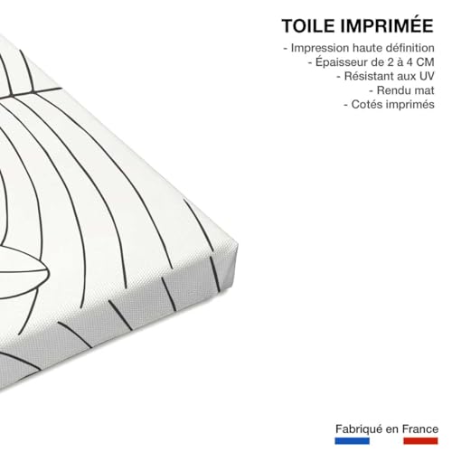 Tableau surfeuse moderne pour salon déco bord de mer chic - 5