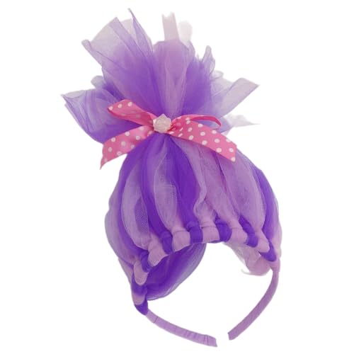 サテンちょう結びヘアバンド弾性ラップ快適なヘアフープ女の子のためのテーマパーティーロールプレイドレスアップ髪飾りパーティーヘアアクセサリー子供のため