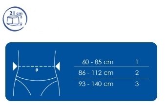 Lombax® Ceinture de soutien lombaire Original 86-112 cm hauteur 21 cm