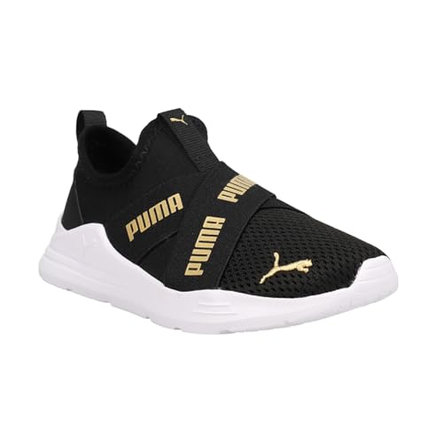 PUMA Kids Boys Wired Run Summer Slip On Sneakers Shoes Casual - Black2