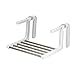 REC Stretch Veranda Railing Bath Towel Hanger (Maximum Dry Width 75cm) Stainless Steel Clothesline Tool-Free W00037