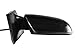 Dependable Direct Passenger Side Power Operated, Non-Heated, Unpainted Side View Mirror Compatible with 2009-2013 Toyota Corolla - Parts Link #: TO1321249