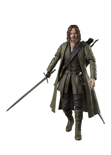 TAMASHII NATIONS - The Lord of The Rings - Aragorn (The Lord of The Rings: The Fellowship of The Ring) S.H.Figuarts Action Figure