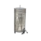 EQCOTWEA Commercial 220V Electric Salad Spinner Stainless Steel Electric Salad Spin Dryer for Vegetables Fruits Soy Milk Large Capacity for Carteens & Restaurant 0.75KW