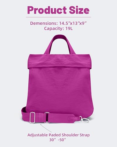 Bolso Hobo Crossbody FODOKO 19L para Mujer miniatura 2