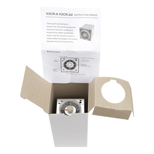 Relé de tiempo H3CR-A 12VDC de alta fidelidad con dial de retardo multiescala 7