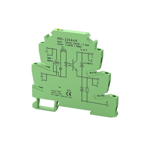 Relé de señal óptica MRI-230A48 para evitar ruidos eléctricos con entrada de 230 V CA