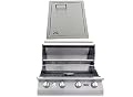 Best of Backyard L-60000 Built in BBQ NG with Vertical Door w/Towel Rack