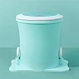 ETE ETMATE Mini Sécheuse Portative Sèche-linge Manuel, Sécheuse Centrifuge à Grande Vitesse, pas Besoin d'utiliser un Sèche-linge électrique pour Appartement, Hôtel, Dortoir (Vert)