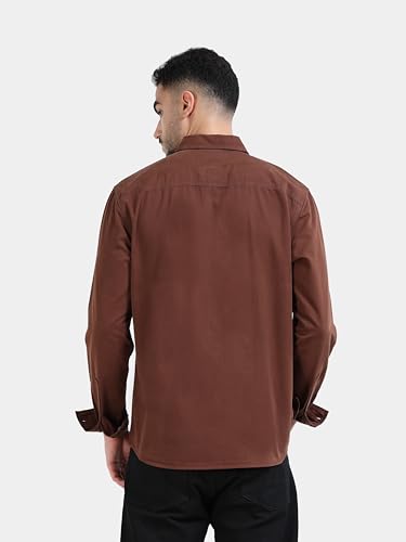 Image of StitchX Men's Full Sleeve Core Essentials Twill Over-Dyed Shirt XS-2XL