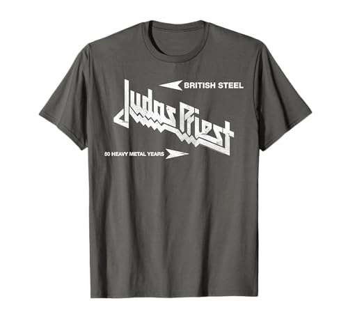 Image of Judas Priest – British Steel Asphalt T-Shirt