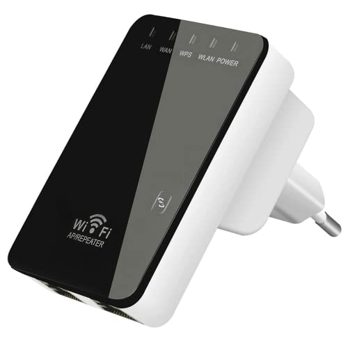 Ripetitore WiFi AC300 Mbps Con 6 Antenne E 2 Porte Gigabit – Estendi Il Segnale In Casa E Ufficio