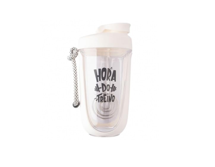 Coqueteleira Shakeira Whey para Academia e Treino com Misturador ...