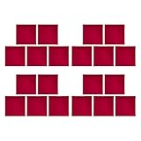 Hemobllo Servilletas de Papel Rojas Desechables de Doble Capa 20 Unidades por Paquete para Almuerzo y Bebidas Ideales para Bodas Fiestas Cumpleaños y Eventos