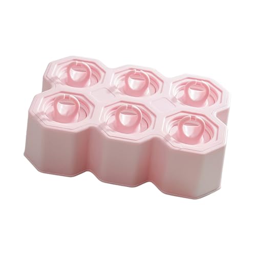 Moldes De Poopsicle - Moldes De Helado | Moldes De Chupetes | 6 Grid Easy Release Máquina De Moldeo Glacial | Piruletas Deslizados Caseros Reutilizables Enlazados Con Palos | Pop Maker Gla
