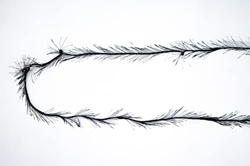 İce Yarn Black Eyelash (2-Piece Pack) Yarn Blanket Amigurumi Yarn For Crocheting And Knitting Super Bulky 2X100Gr 100% Polyester (Black-22697)(2X164 Yds) #TOP3