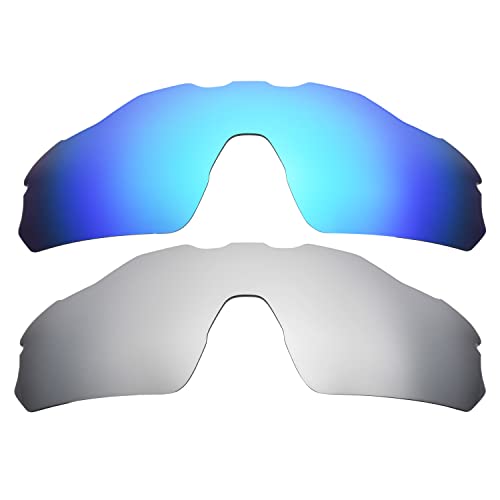 Verres pour Oakley Radar EV Pitch : corrigez vos rayures avec le kit bleu titane