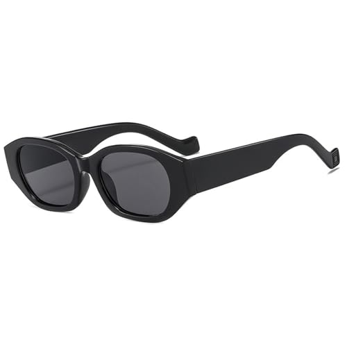 Lunettes de soleil polygonales au design rétro et finitions soignées