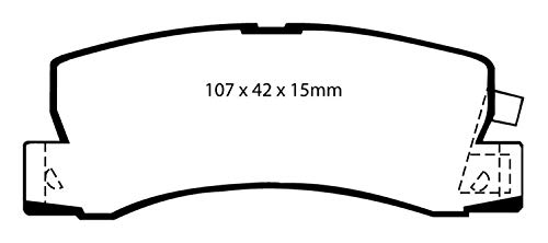 Image of EBC Brakes DP4628R Yellowstuff Street and Track Brake Pad