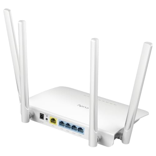 Image of Cudy WR1300 | AC1200 Gigabit Dual-Band Wi-Fi Router, 5 x 10 /100 /1000Mbps RJ45 Ports, 4 x 5dBi Fixed Antennas