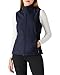 Outdoor Ventures Women's Lightweight Softshell Gilet Windproof Sleeveless Jacket Fleece Lined Full Zip Outwear Ladies Vests for Running Hiking Golf Deep Blue L/UK14