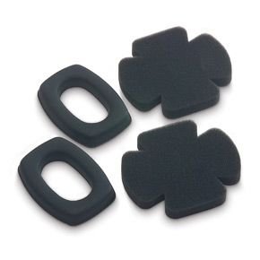 Howard Leight 1015280 Replacement Snap-In Earmuff Cushions & 2 Foam Inserts