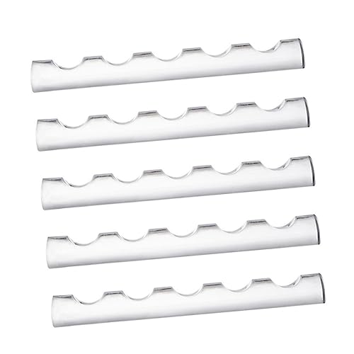 Soporte acrílico para 5 pinceles de manicura miniatura 1
