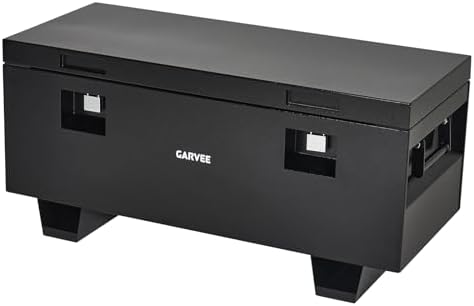 Garvee Steel Truck Tool Box, Heavy Duty Jobsite Tool Box with Lock & Keys - 1