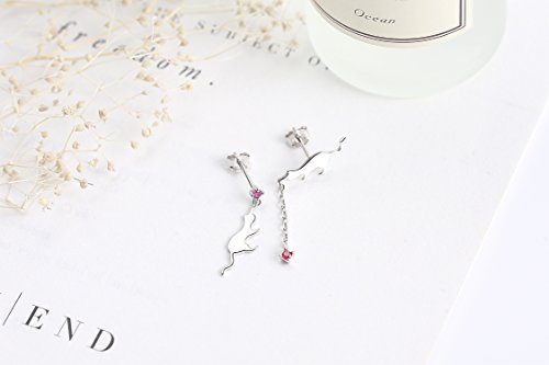 Viki Lynn Orecchini asimmetrici a forma di gatto