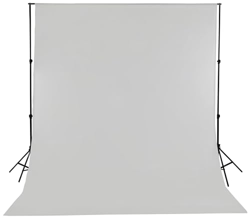 Image of Amazon Basics Professional White Screen Backdrop Cloth (8x12 ft) | Suitable for Photography, Photoshoot, Product Photography, Live Streaming, Zoom Meetings, VFX Editing | Pack of 1 (White)