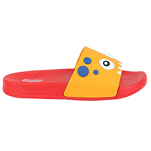 Image of WELCOME Unisex-Child Kids Flip-Flop Soft Comfortable Indoor & Outdoor Slippers Stylish Non-Slip Slide Home Casual Chappals For Boys & Girls