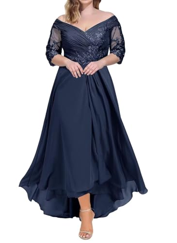 Plus Size Mother of The Bride Dresses for Women Lace Evening Formal Gowns for Wedding