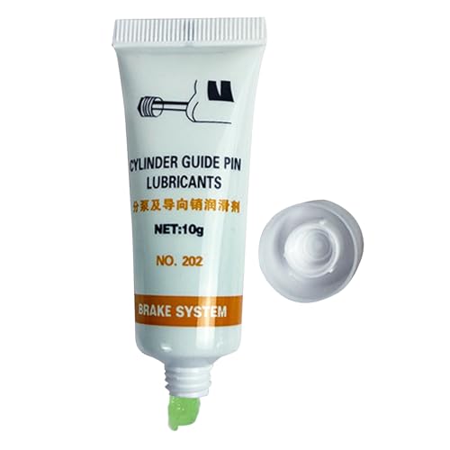Grasa de freno, 10 g, perno deslizante para pistones de freno, lubricante a largo plazo, resistente a la fricción, parada de chirridos, para vehículos de motor, cortacésped, bicicletas, remolques