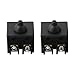 Replacement Push Button Switch for Angle Grinder 100 Polisher, 2-Pack Metal & Plastic Construction, Compatible with 4-Inch Grinders, Black Color, Accessory for Light Equipment & Tools