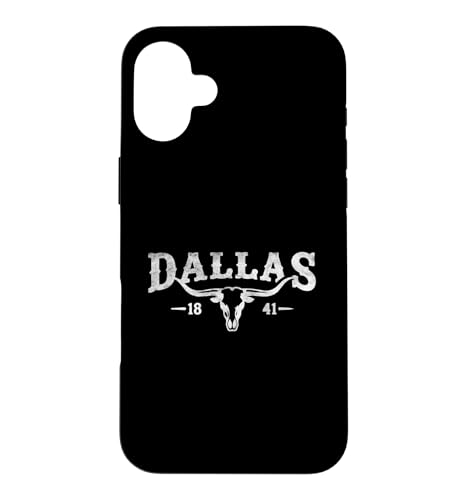Dallas 1841 Texas Western Distressed Vintage Vibes Weathered �X�}�z�P�[�X iPhone 16 Plus �p
