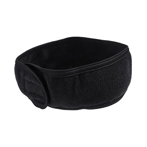 LIFKOME Diademas Elásticas Para Mujer Con Cierre De Ideales Para Ducha Maquillaje y Deportes Color Negro Para Mantener El Cabello Su Lugar