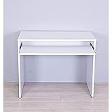 Topkit Mesa Escritorio economica 900, Madera, Blanco, 90 x 73 x 50