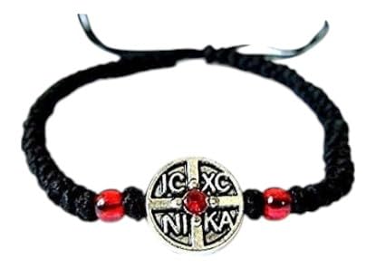 Handmade Christian Orthodox Komboskoini Prayer Rope Bracelet Black BR2