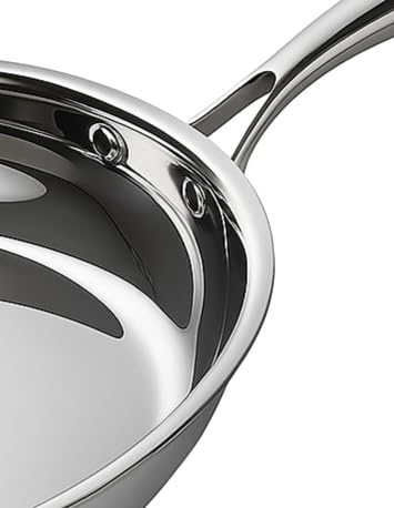 Poêle en inox 28 cm triplé KLAUS à diffusion thermique intégrale - 5